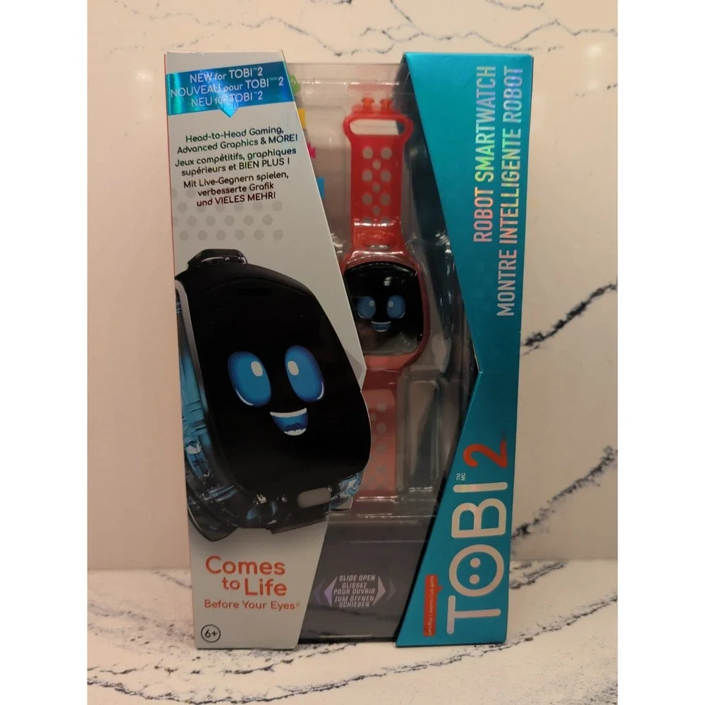 Tobi 2 Robot Red Smartwatch- 2 Cameras, Interactive Robot, Games, Videos, Selfie